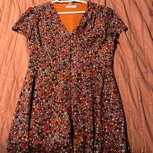 ASOS glamorous floral tea dress for fall. Petite*